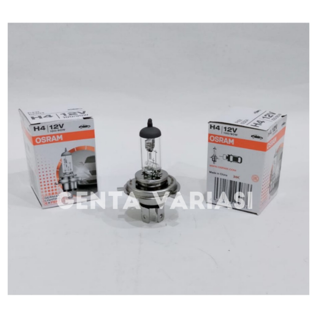 Lampu Bohlamp Mobil Osram H4 100/90 Watt Super Bright