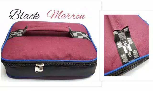 Lunch bag yooyee polos full foil.+ lapis mika / lunch bag foil S1