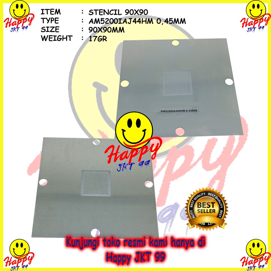 [ HAPPY JKT 99 ] STENCIL 90X90 215-0735003 215-0735033 215-0735003 215-0735075