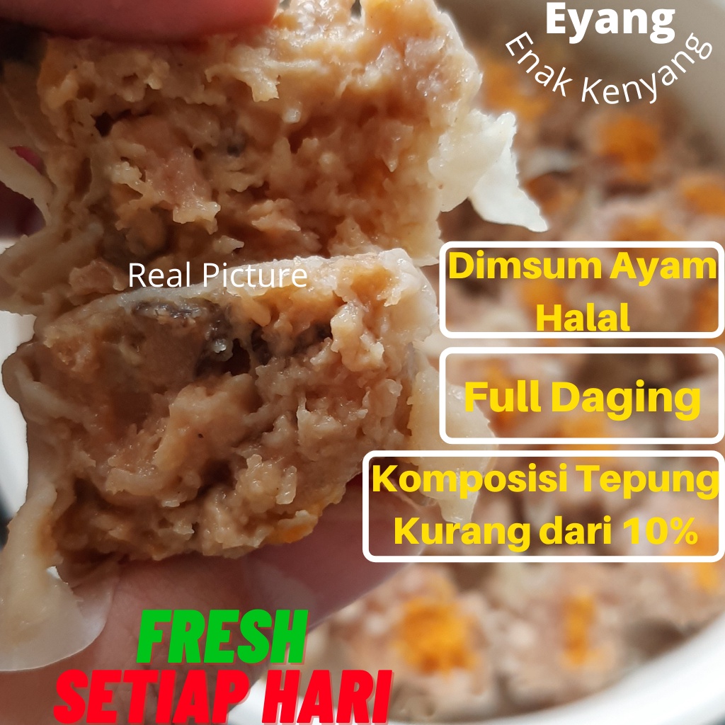 

DIMSUM SIOMAY AYAM SUPER PREMIUM FRESH HALAL