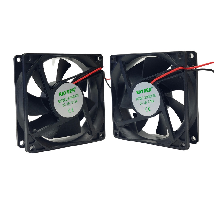 Kipas Pendingin Rayden 12cm 12V Cooling Fan DC 12 Volt 12 x 12 x 2.5 cm