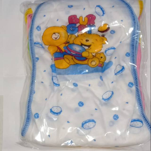 6 PIECES POPOK KAIN Bayi Bahan Polyester, Popok Putih Motif, Popok Ikat Tali, Harga Termurah