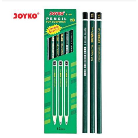 

[SEKOLAH] - Pencil / Pensil Joyko P-88 / 2B / 1 BOX 12 PCS