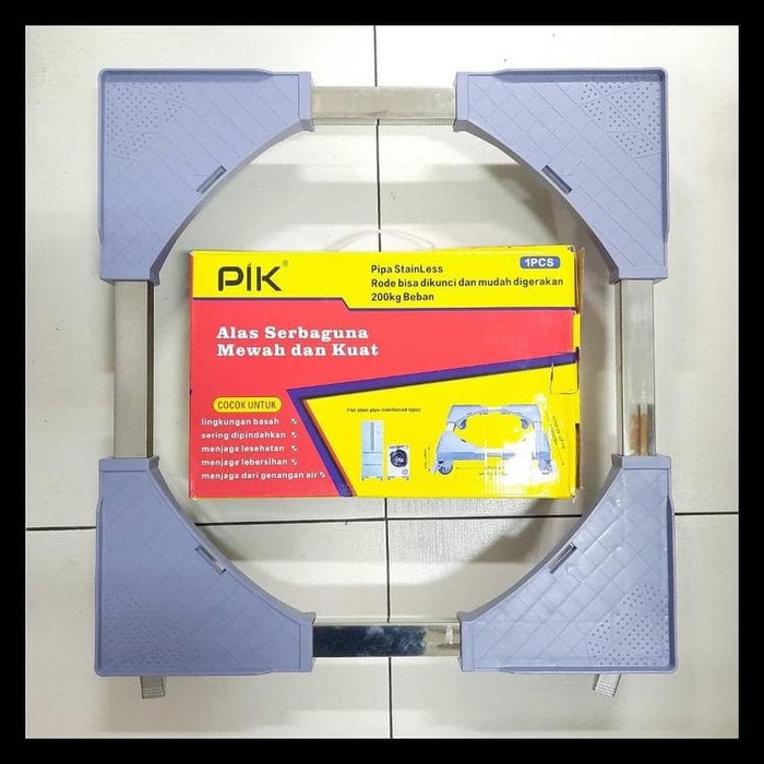 RODA KAKI KULKAS PIK RODA ALAS MESIN CUCI SERBAGUNA STAINLESS STEEL KAKI KULKAS PIK