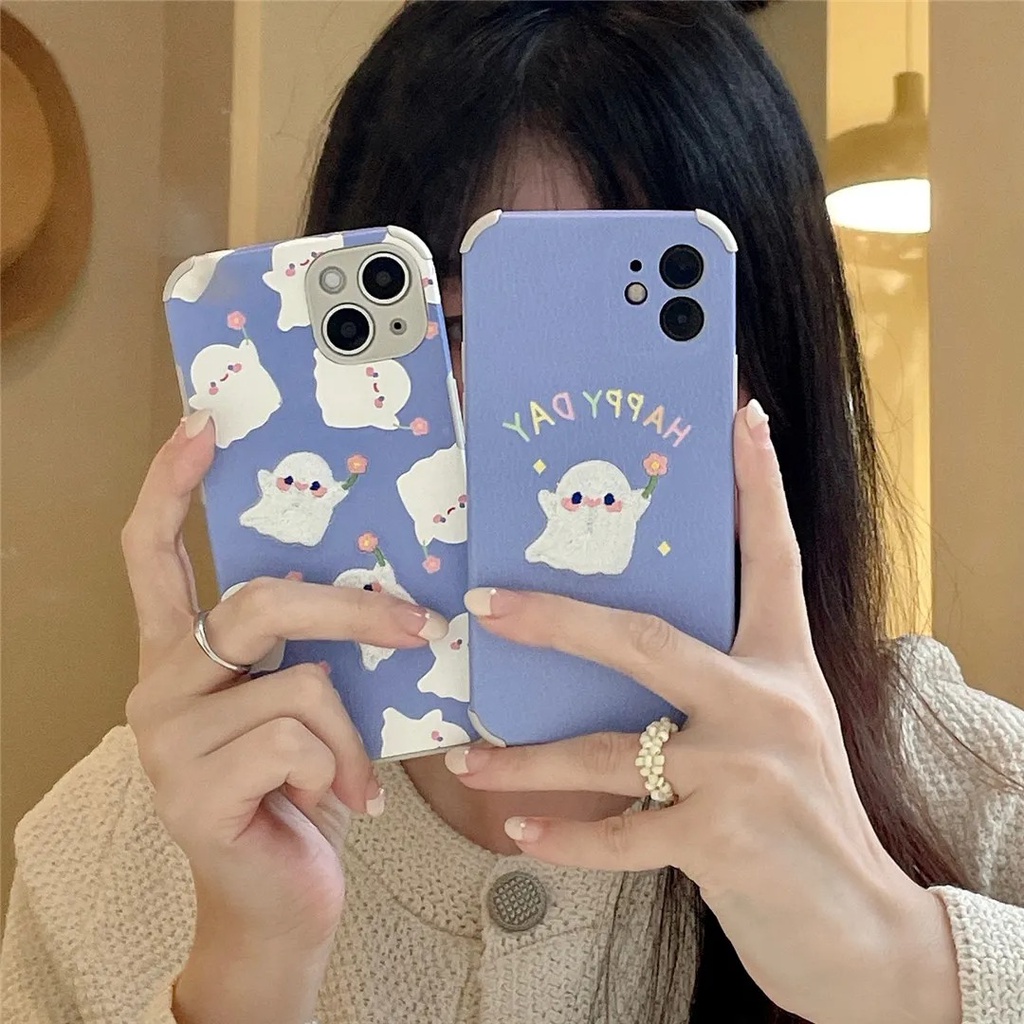 Case Motif Bordir Untuk iPhone 12 13 11 Pro Max X Xs Max Xr 7 8 Plus p1523