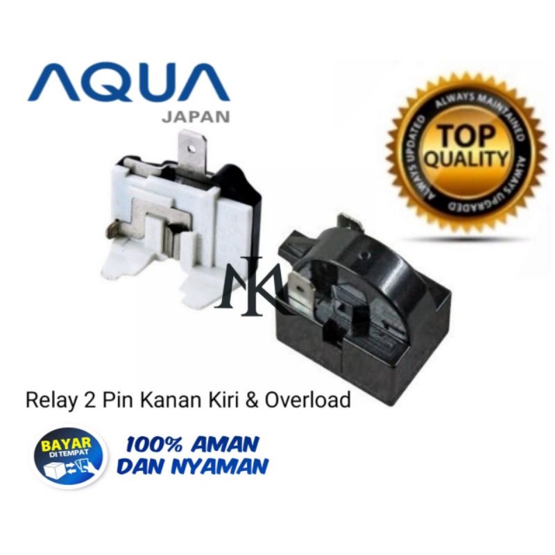 Relay overload kulkas 2 pintu AQUA
