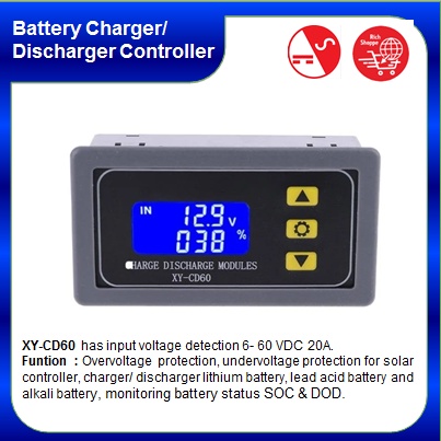 Battery Charger Discharger Controller XY-CD60 Solar Control