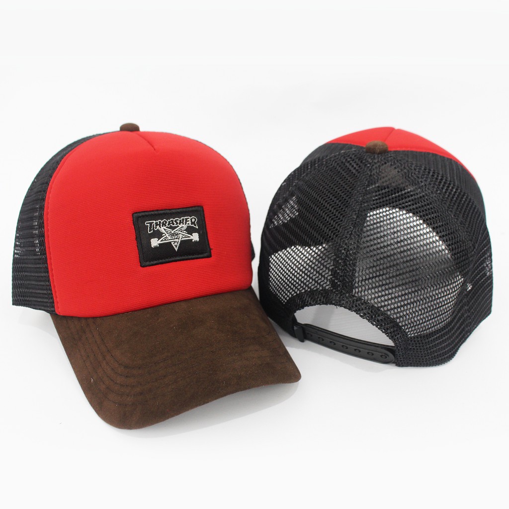 TOPI THRASHER 01 - SNAP BACK THRASHER  - TOPI DISTRO THRASHER - TRUCKER GREENLIGHT - TOPI JARING