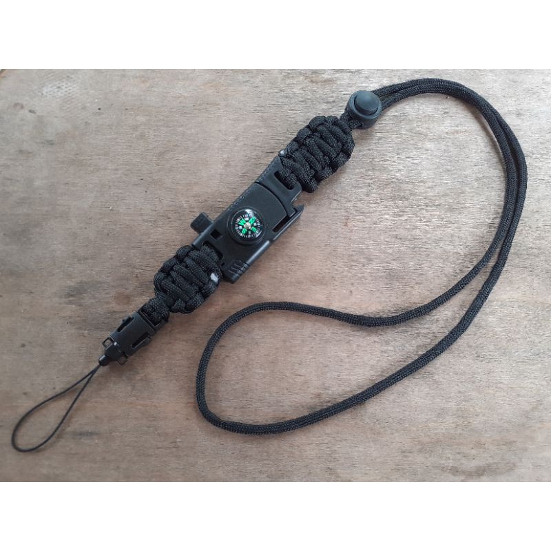 Lanyard Tactical id card military based paracord lanyard self defence Id Card Holder Name tag