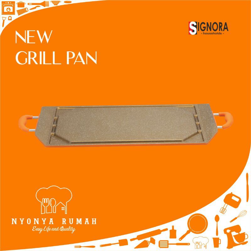 Signora New Grill Pan/Griller/Alat Panggang/Panggangan/Grill pan Signora