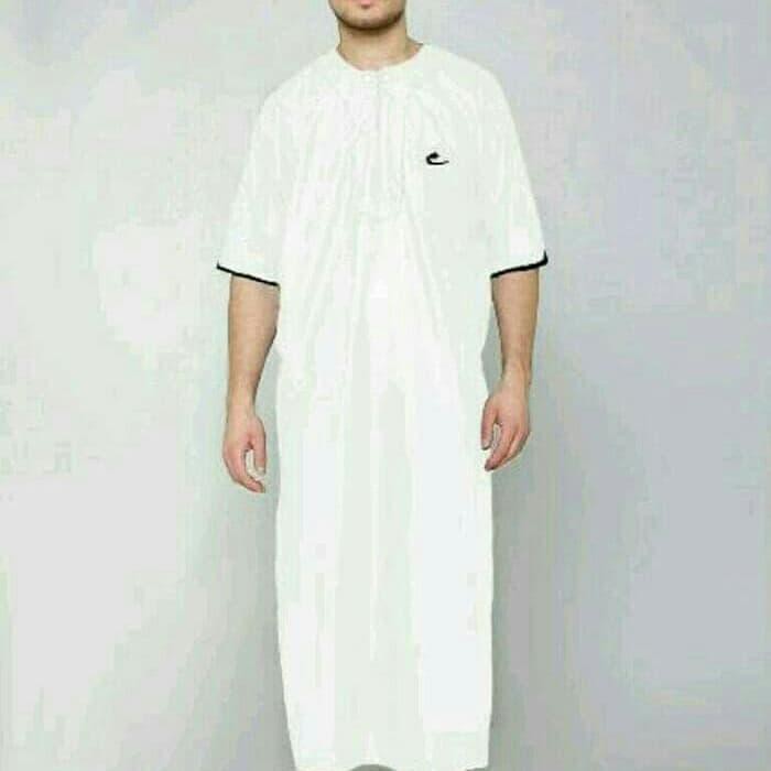 JUBAH ARABI AL ISRA PRIA MUSLIM LENGAN PENDEK