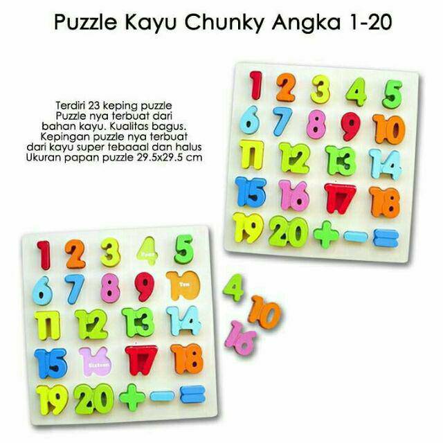 PUZZLE KAYU CHUNKY 3D RAINBOW LETTER / Mainan Puzzle Timbul Pastel Premium