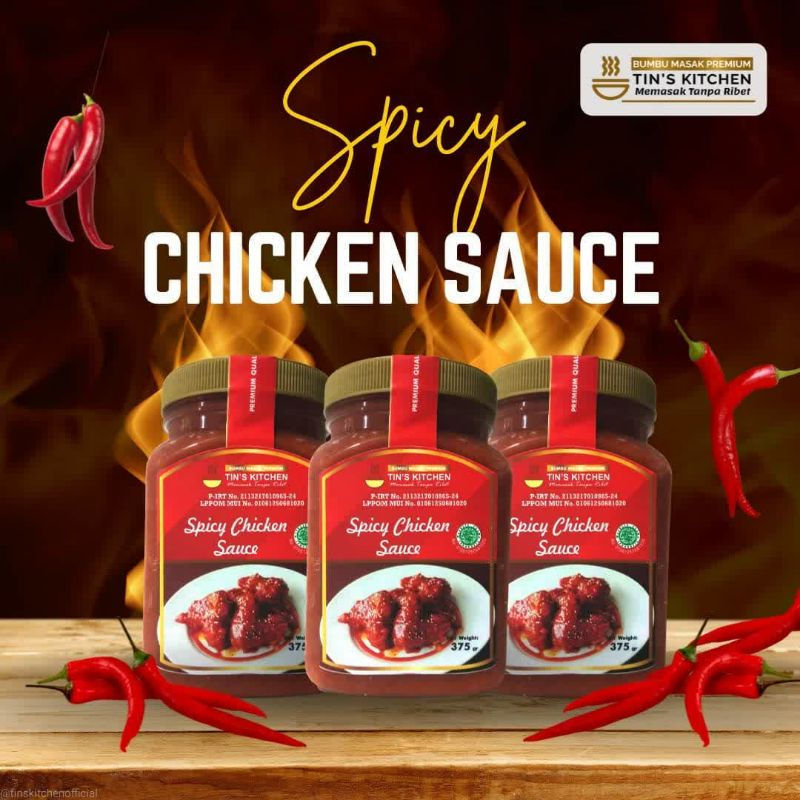 

Spicy Chicken Sauce Tin's Kitchen 375 gr