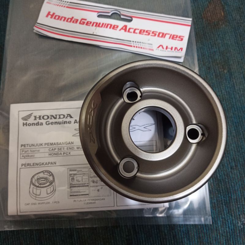 MONCONG KNALPOT  END CAP MUFFLER PCX ORIGINAL AHM