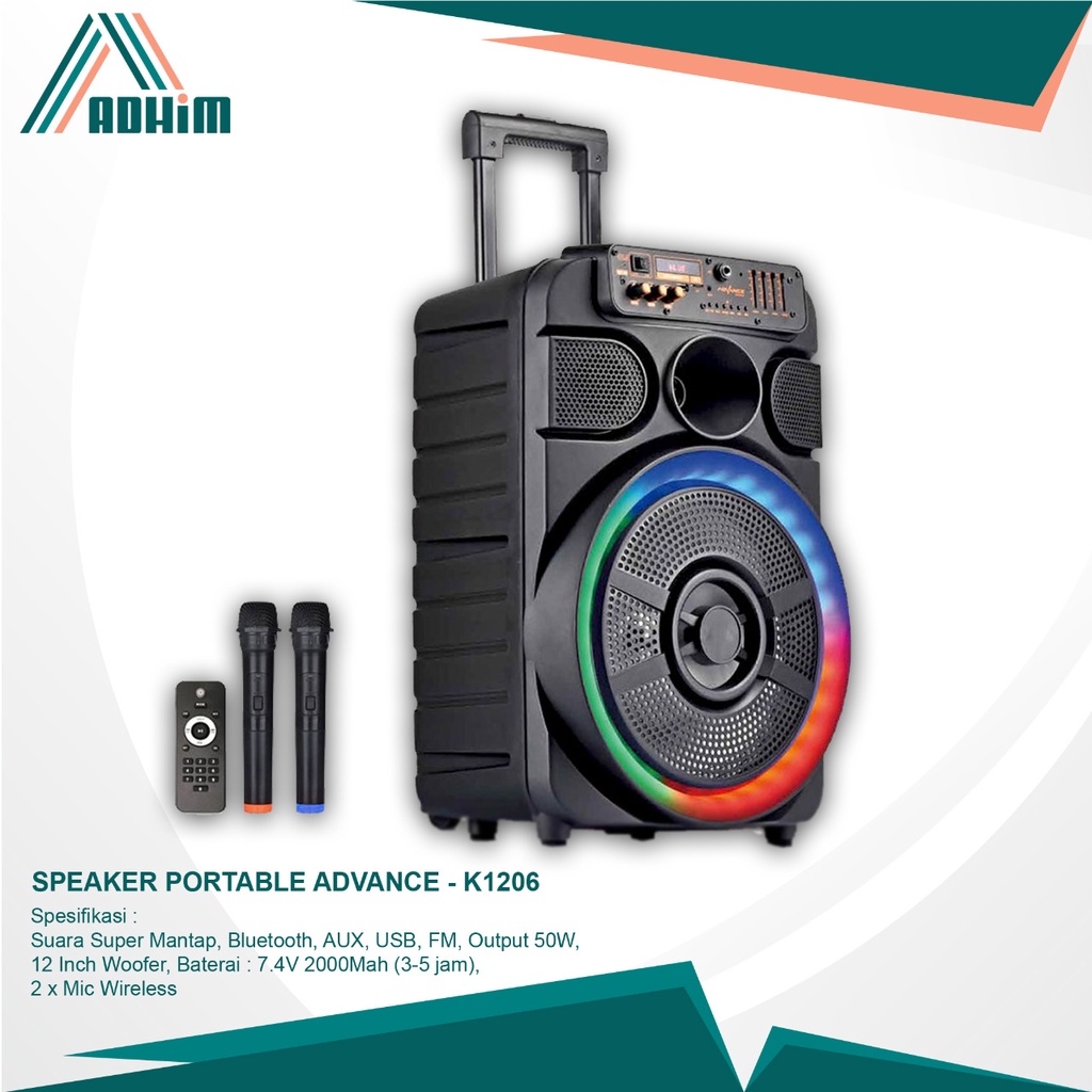 Jual Speaker Meeting Portable Advance K Inch Shopee Indonesia