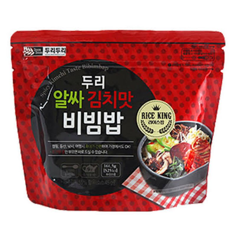 nasi instan instant bibimbap doori doori