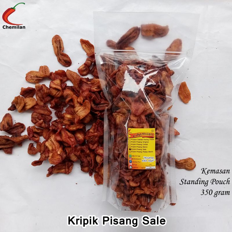 

Kripik Pisang Sale (300 gram) Chemilan Pringsewu