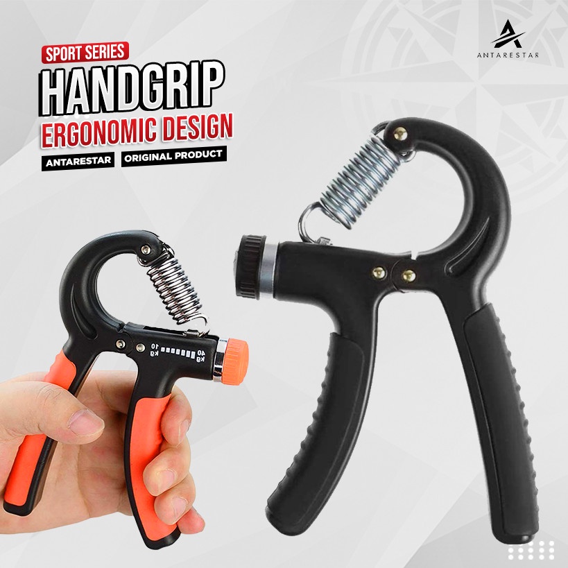 Handgrip hand grip 5-60 kg alat bantu fitness otot lengan portable