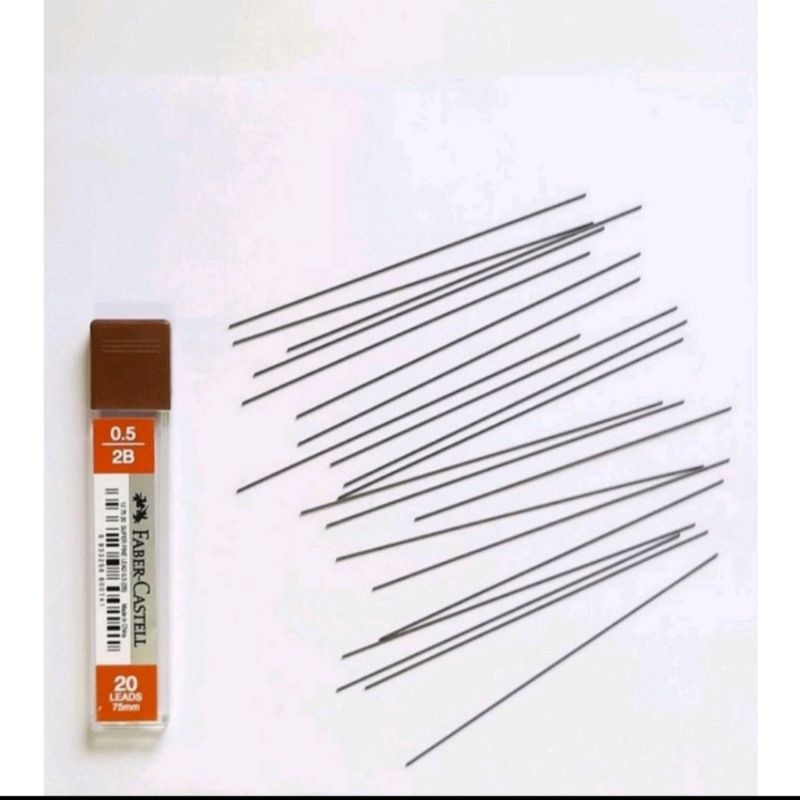 Refill Isi Pensil Mekanik 2B Lead Faber Castell 0.5 mm 75 mm