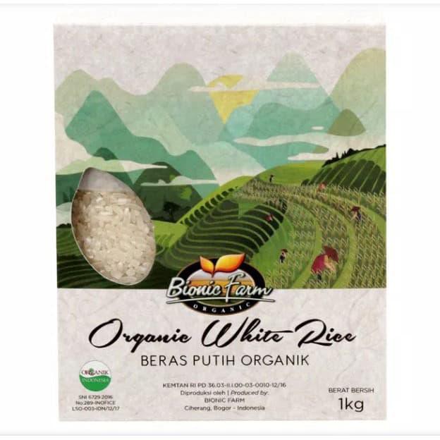 

Bionic Farm Organic White Rice 1kg - Beras Putih Organik Pandan Wangi