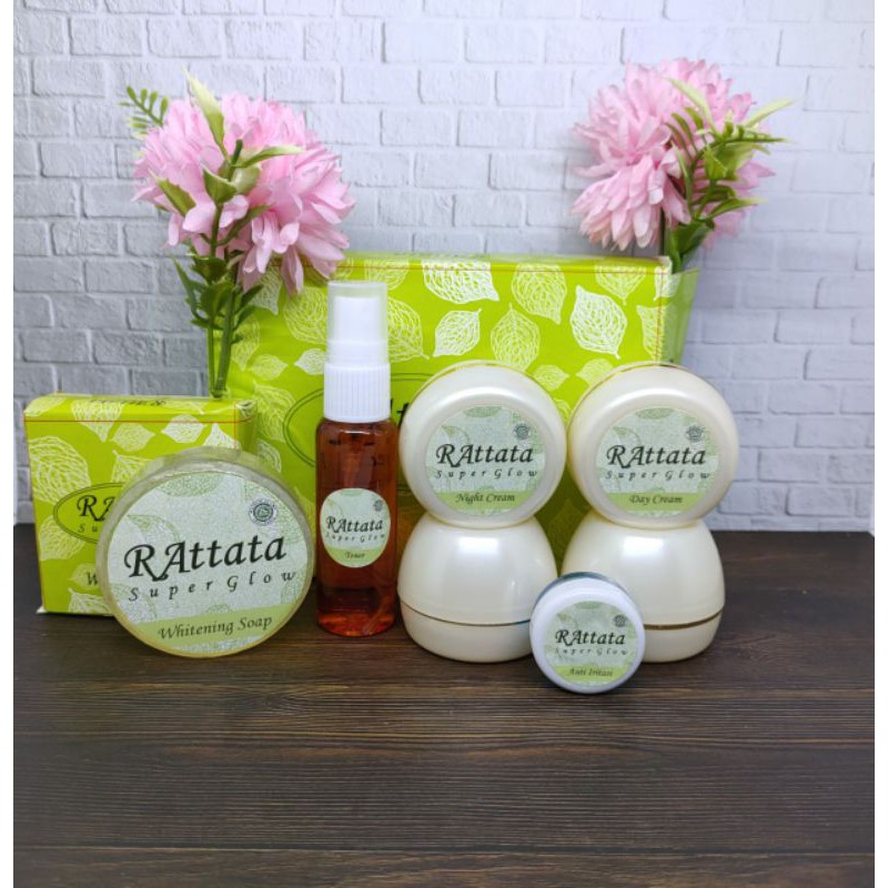 Paket RATATA Glow ( penglupasan + cream wajah )