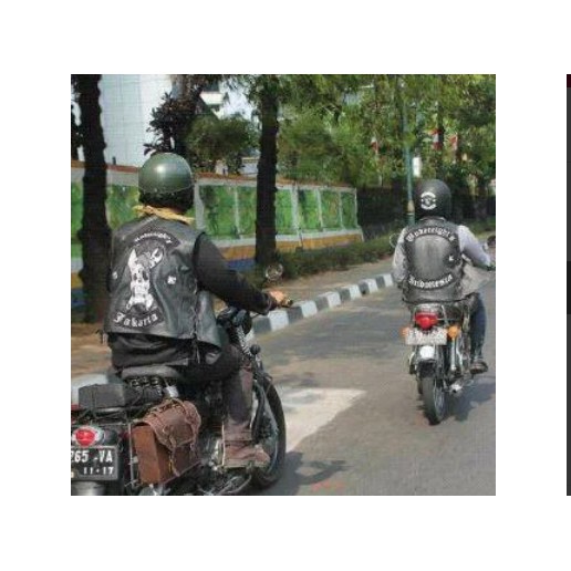 tas motor Retro gaya vintage