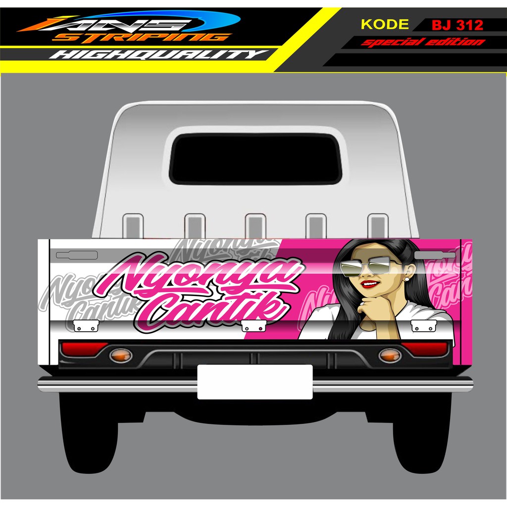 STIKER MOBIL GRANMAX / STIKER BAK BELAKANG GRANMAX / DECAL STICKER GRANMAX