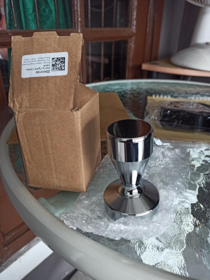 Onetwocups Tamper Kopi Espresso Flat Stainless Steel 51mm - Ss51 [silver]