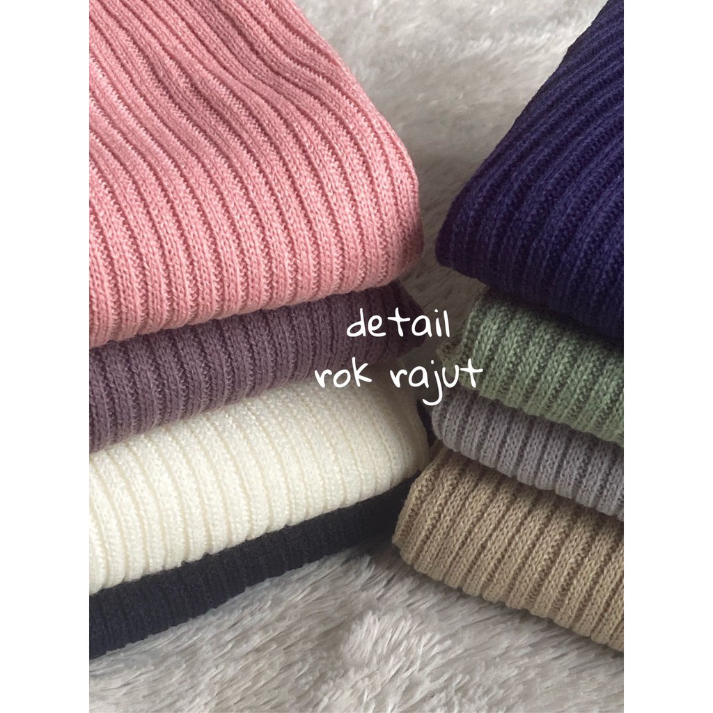 ROK SPAN RAJUT / ROK PREMIUM RAJUT /SPAN ROK /ROK WANITA RAJUT-6