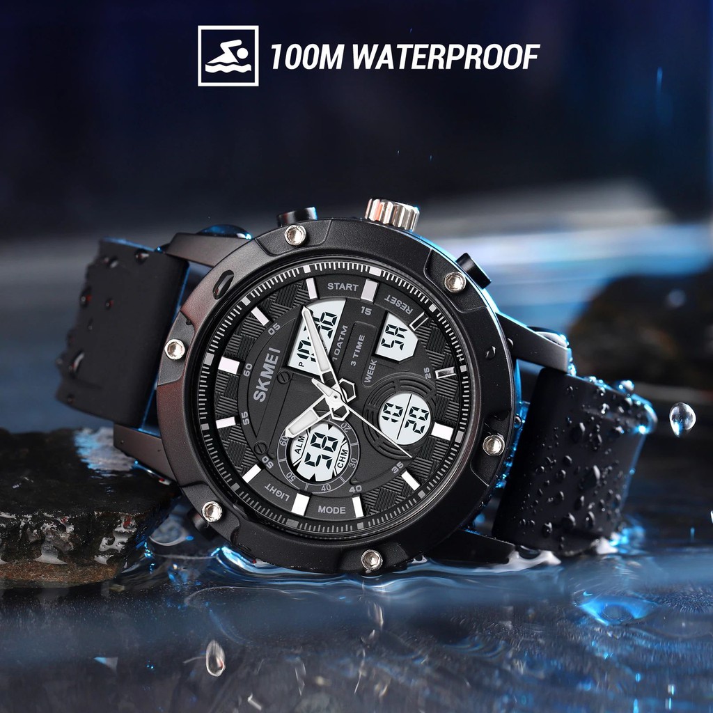 SKMEI 1757 Jam Tangan Pria Digital Anti Air 10 Bar WATCHKITE WKOS