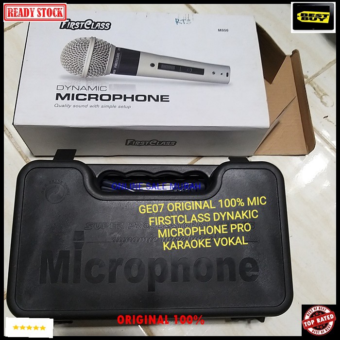 G07 Original first class Mic kabel dynamic Microphone besi metal profesional first class pro sing cable karaoke vocal audio sound mik pengeras suara mikrophone G07   Bisa buat segala jenis audio sound  GARANSI 100% UANG KEMBALI JIKA TERBUKTI TIDAK ORIGINA