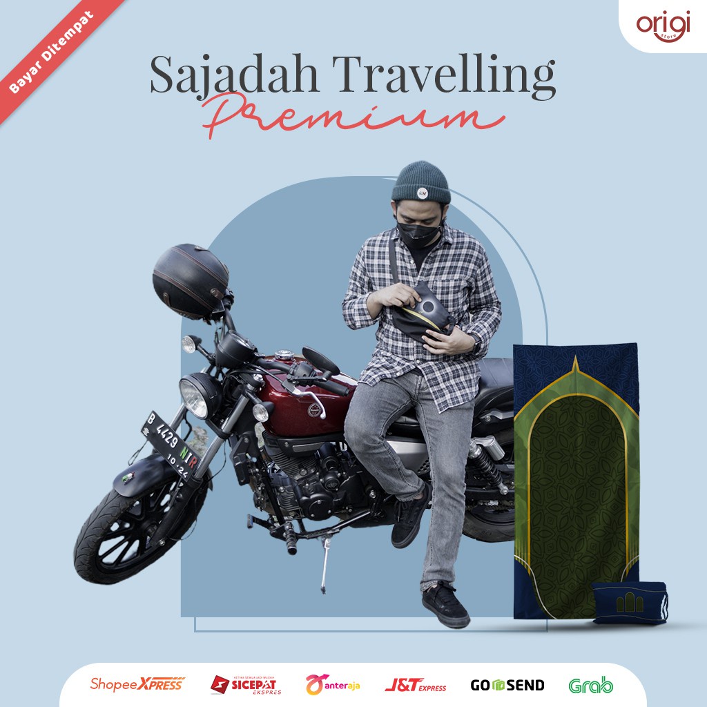 Sajadah Travel Traveling Sejadah Traveling Sajadah Turki Polos Anti Slip Perlengkapan Sholat