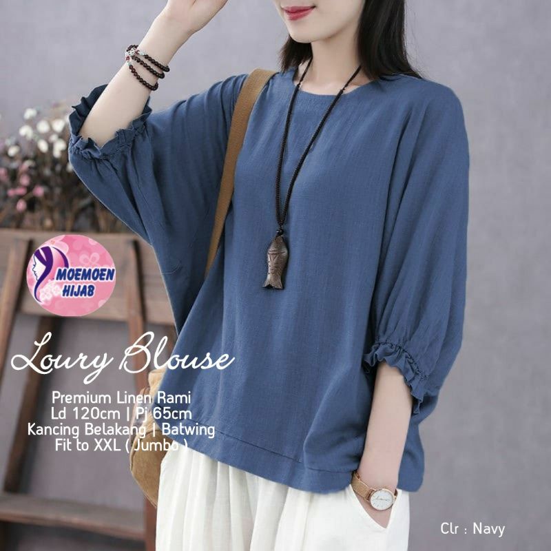 LOURY BLOUSE BAJU WANITA KEKINIAN