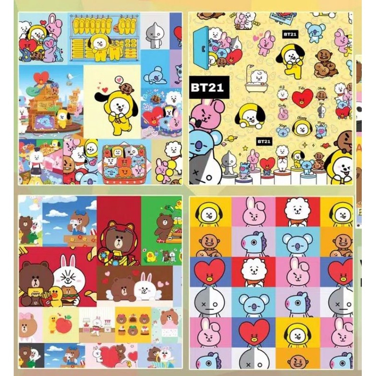 

KERTAS KADO BT21 BTS KPOP