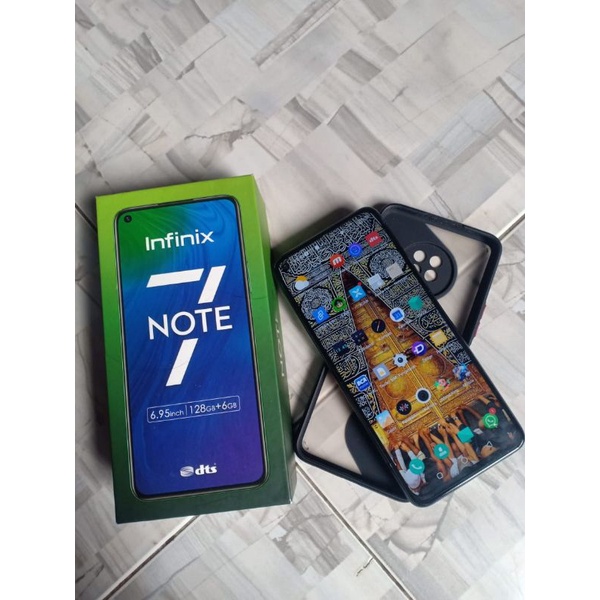 infinix note 7 ram 6/128gb scond