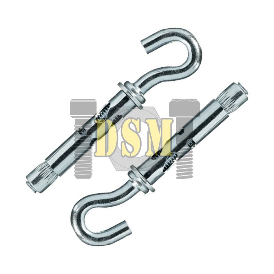 Hook Dynabolt M8x45 Gantung / Hook Bolt Sleeve Anchor M6x8x45