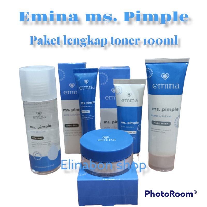 Emina ms.pimple paket lengkap(acne solution)