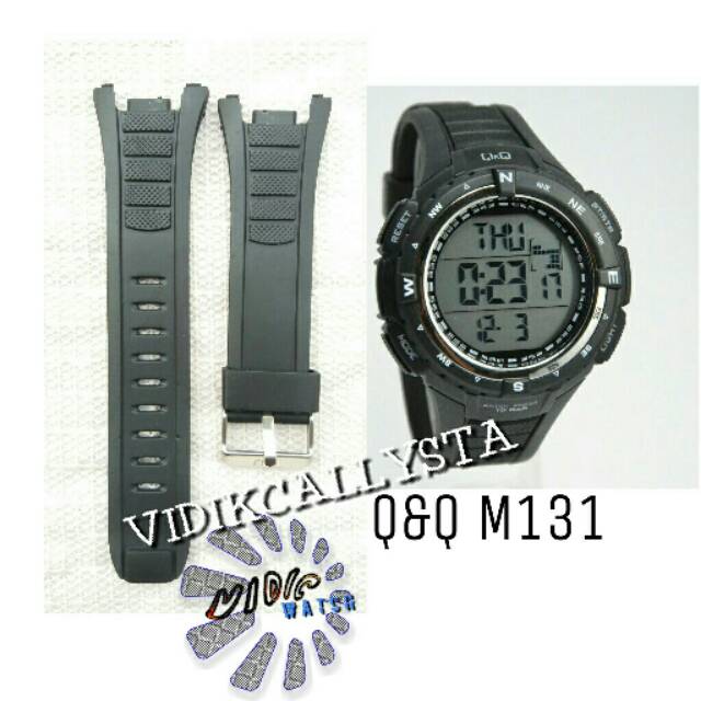 TALI RUBBER JAM TANGAN QNQ Q&amp;Q QQ M131 M-131 M 131