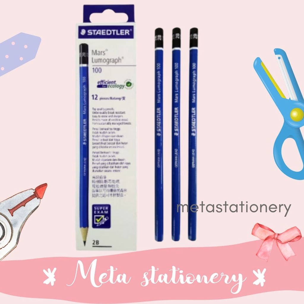 

Pensil 2B Mars Staedtler (12pc)