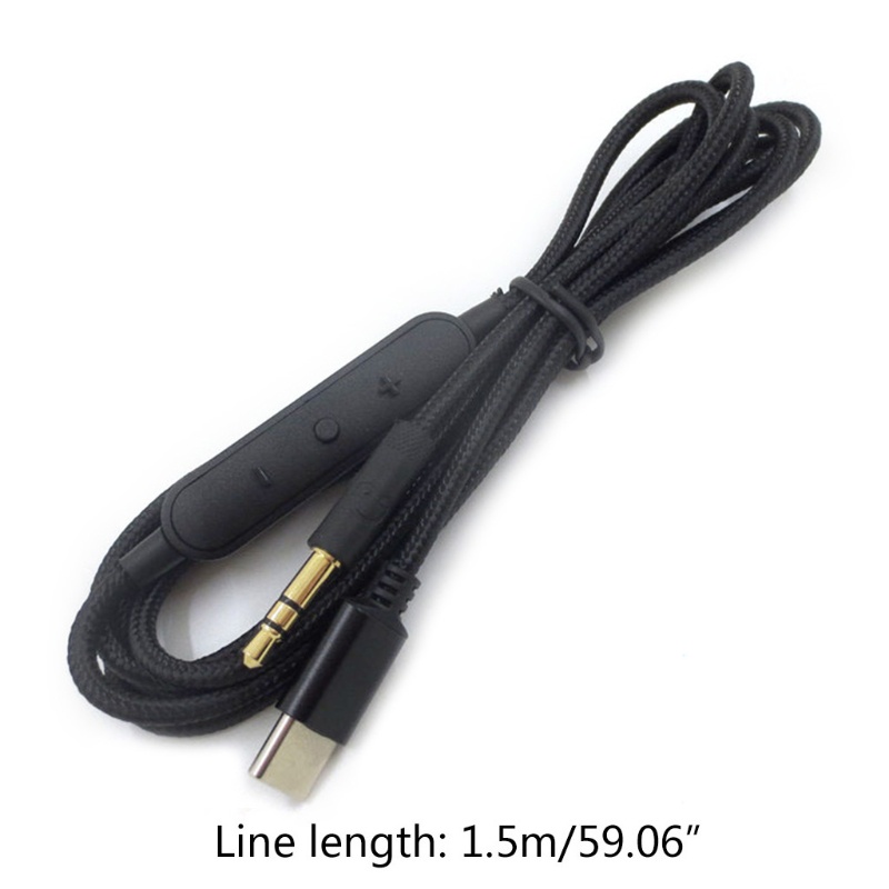Bt Type-C To 3.5mm Jack Male Kabel Aux Male To USB-C Stereo Adaptor Sambung