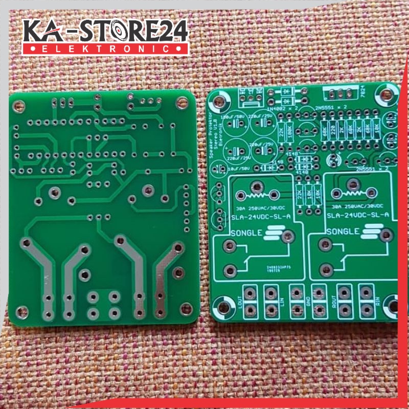 PCB Speaker Protektor Stereo Double Layer