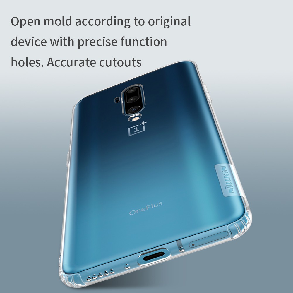 Case Oneplus 7T Pro Softcase Transparan TPU Original