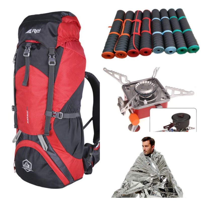 Carrier 4 in 1 /paket carrier Arei Makalu 60L/ Ransel Rei makalu 60L
