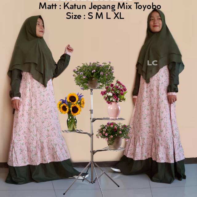 Manohara Dress Katun Jepang Ori Mix Toyobo