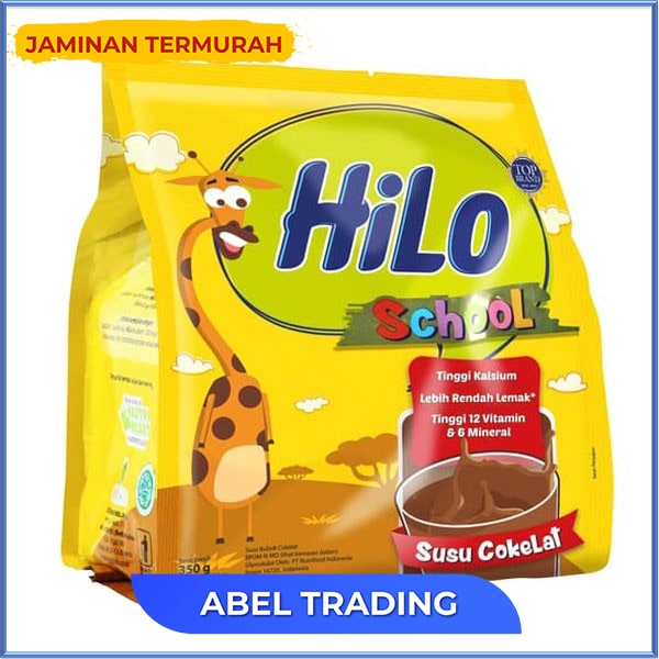 HILO SCHOOL SUSU COKLAT 10 X 35 GR