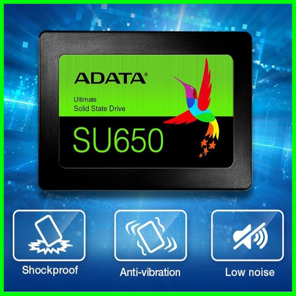 Adata SSD SU650 240GB 2.5 SATA III 3D NAND Flash For PC &amp; Laptop