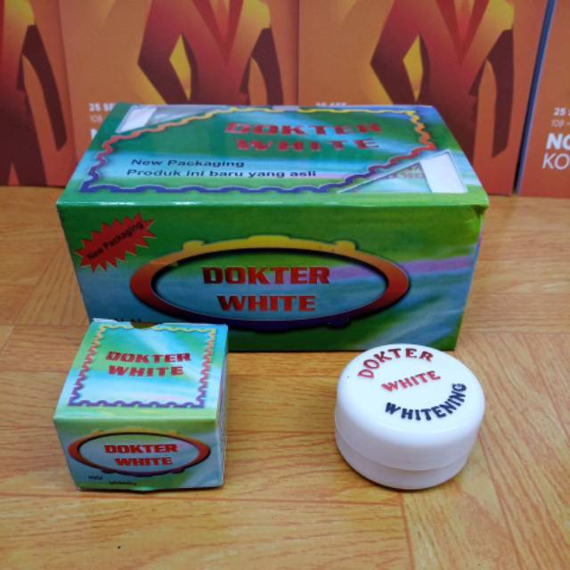 Cream dokter white tutup timbul