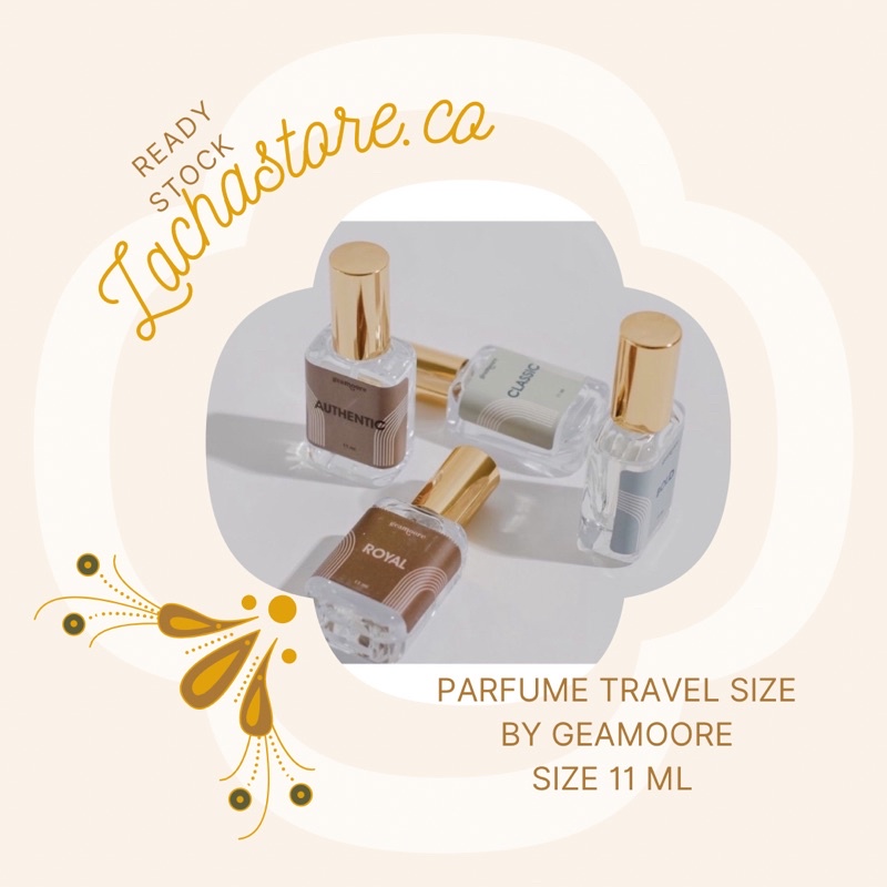 (BPOM) GEAMOORE PARFUME UNISEX NEW 11ML