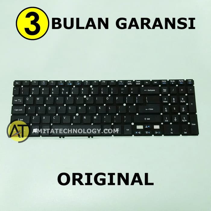 DIJAMIN ASLI  Keyboard Laptop ORIGINAL Acer Aspire V5-531 V5-551 V5-571 V5-572 M5-58