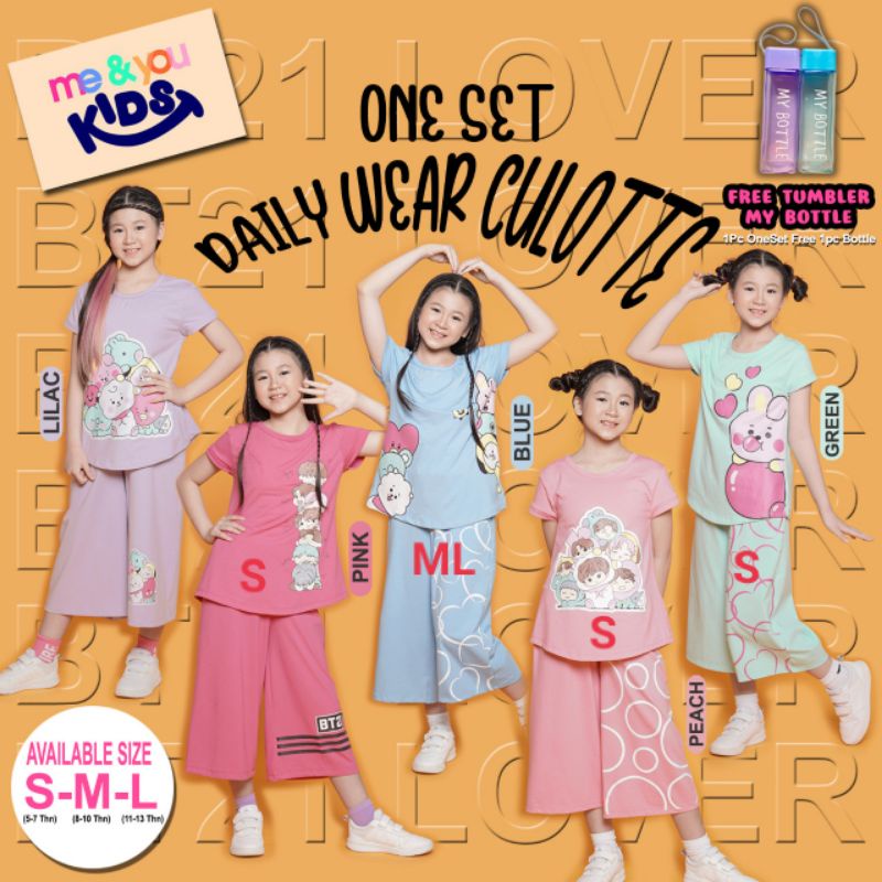 One set daily wear kulot Me & you kids